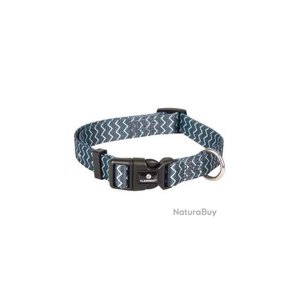 COLLIER SINAM VERT/GRIS 30-45CM 15MM