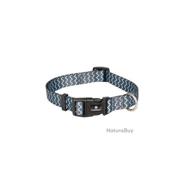 COLLIER SINAM VERT/GRIS 40-55CM 20MM