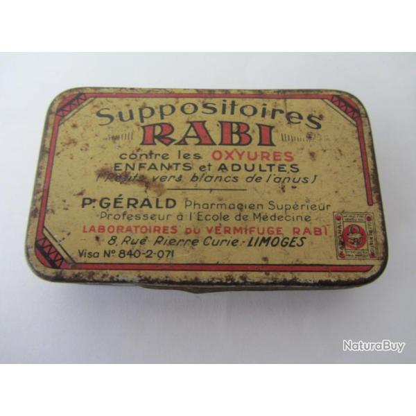 Boite pharmacie lithographi�e en t�le 1900/10