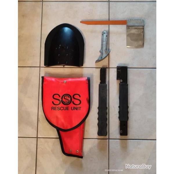 Kit secours Donges survie bushcraft des pompiers suisses