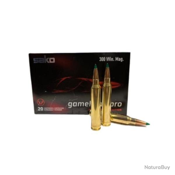 Munitions SAKO cal.300.win mag GAMEHEAD PRO SP 10.7g 165gr par 20