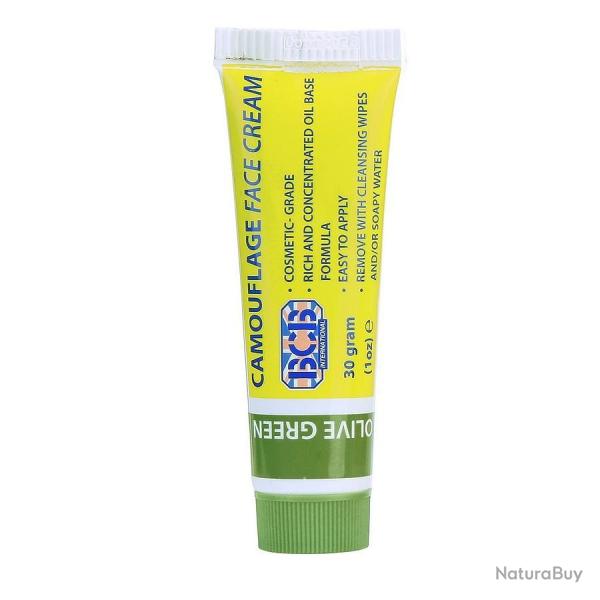 Cr�me camouglage en tube 30g (Couleur Vert)