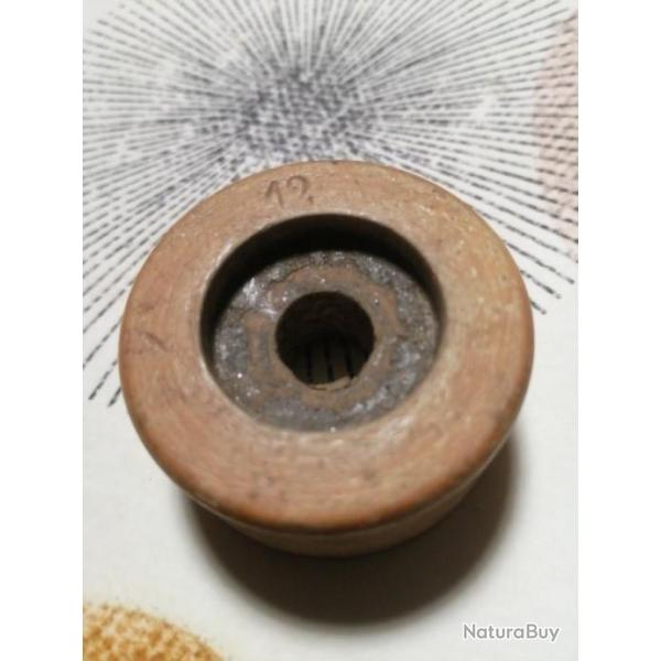 SUPPORT EN BUIS POUR DESAMORCES LES CARTOUCHES DE CALIBRE 12