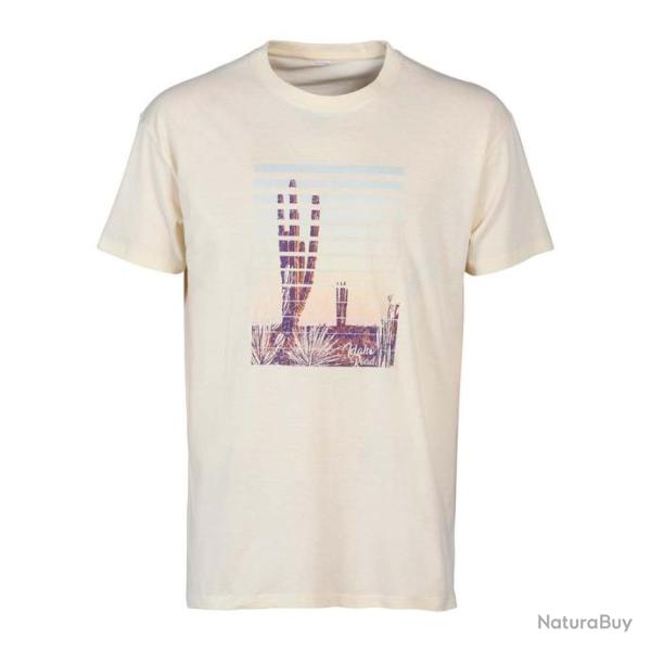 T SHIRT IDAHO ROAD BEIG