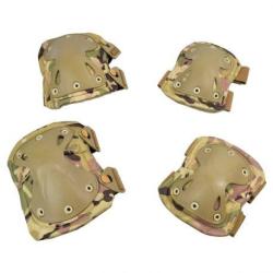 Set Genouilleres & Coudieres Gen2 (JS Tactical) Multicam