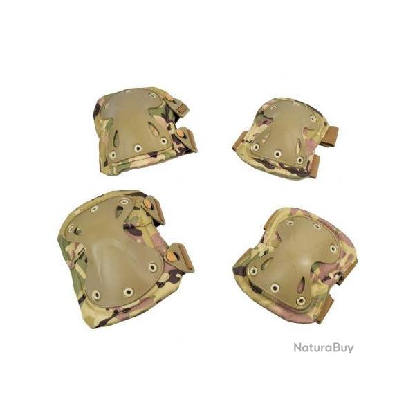 Set Genouilleres & Coudieres Gen2 (JS Tactical) Multicam