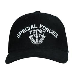 Casquette Baseball Special Forces (101 Inc) Noir
