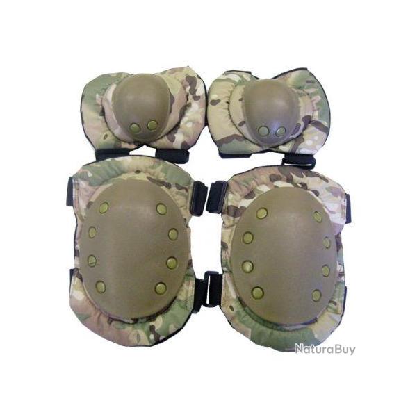 Set Genouilleres & Coudieres Gen1 (JS Tactical) Multicam