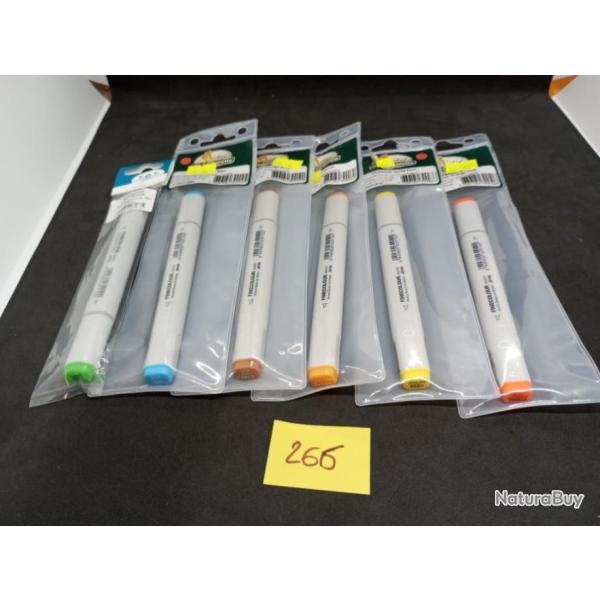 Selection 6 feutres fine colour Lot 2