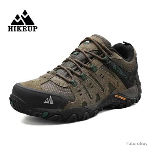 Chaussures de randonn�e chasse ou autre en cuir .  D