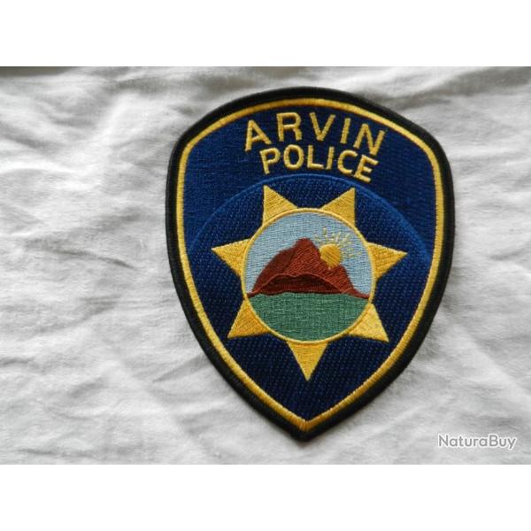 ancien insigne badge am�ricain US   ARVIN Police