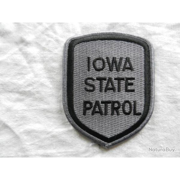ancien insigne badge am�ricain US Police Iowa State Patrol