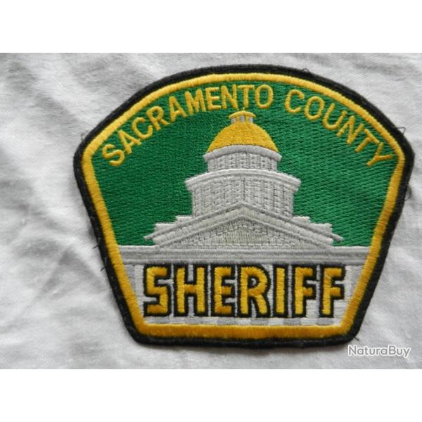 ancien insigne badge am�ricain US Police Sh�rriff Scramento