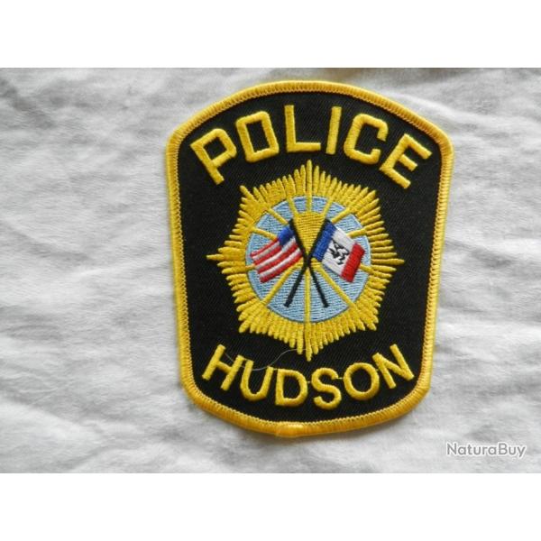 ancien insigne badge am�ricain US Police Hudson