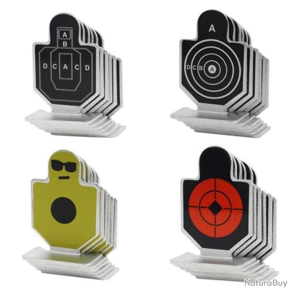 lot de 12 cibles de tir tactiques, en m�tal Mod�le au choix !