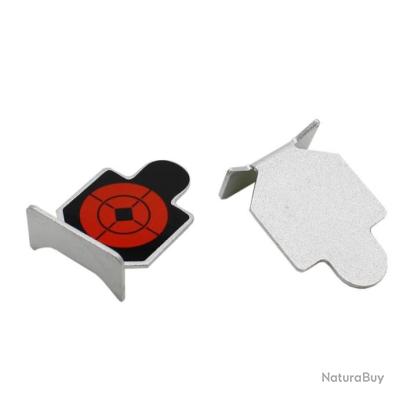 Cibles Compactes 3.5x2 Cm Flèches De Tir En Métal Pour Entraînement - Lot De 9 Cibles En Acier Au Manganèse, Portable Et Résistant Gong Tir Sportif
