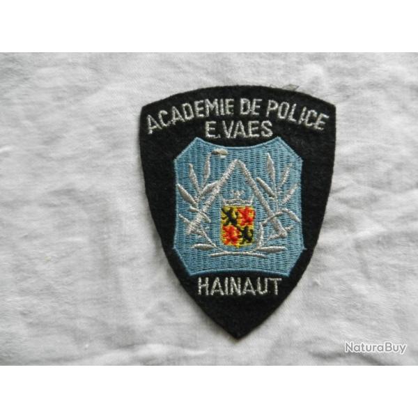 ancien insigne badge  acad�mie  de Police Belge.