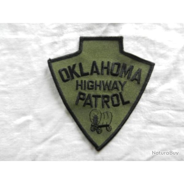 ancien insigne badge am�ricain US Police Oklahoma Patrol