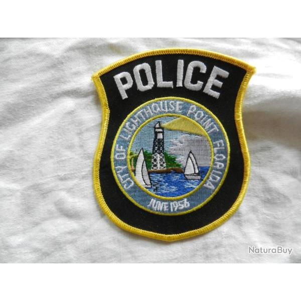 ancien insigne badge am�ricain US Police City Of Floride