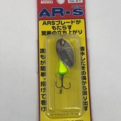Cuillers de p&ecirc;che Smith AR Spinner 1,4cm 3,5g argent&eacute;, jaune fluo et vert