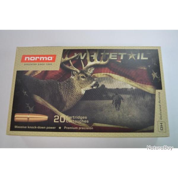 1 BOITE DE 20 MUNITIONS NORMA 8X57 JRS WHITETAIL 12.7G/196 GR NEUVE