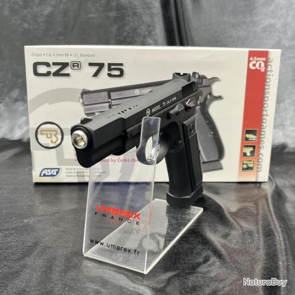 PISTOLET "CZ 75" - GBB- Cal 4.5-BBS - CO2