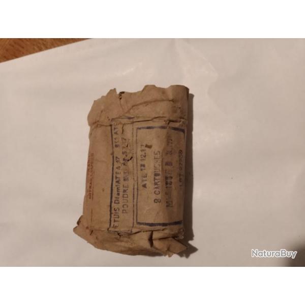 Paquet 8 balles d origine 8mm mod�le 1886