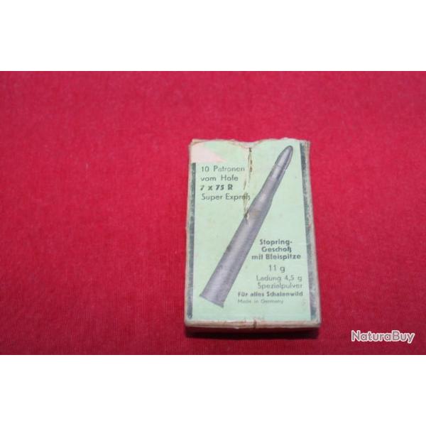 1 boite munitions 7x75r pour collection