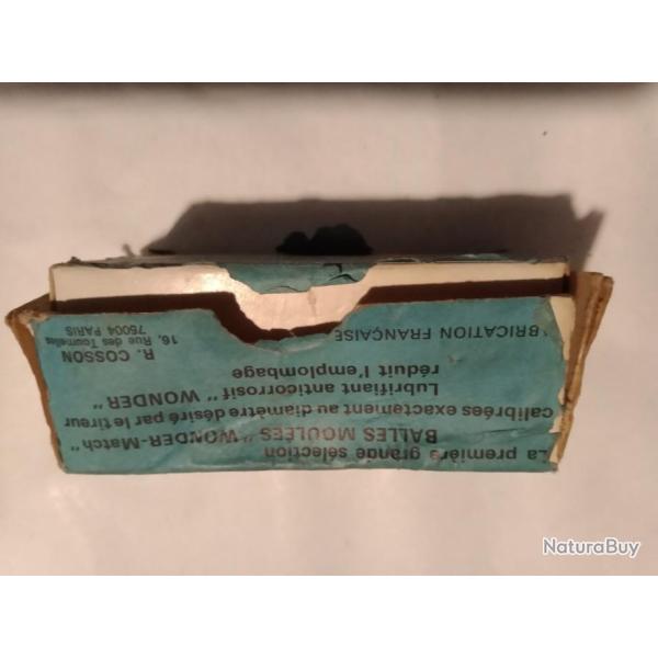 Boite de 50 ogives plomb Wonder match