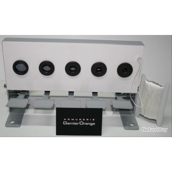 CIBLE COMPETITION 5 TROUS METAL