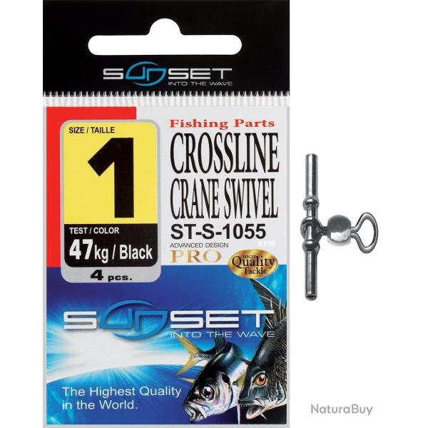 EMERILLON ROTATIF CROSSLINE CRANE SWIVEL ST-S-1055 SUNSET N 2