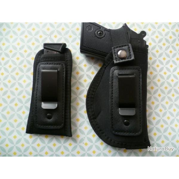 ETUI/HOLSTER DE CEINTURE UNIVERSEL, AVEC ETUI S�PAR� POUR CHARGEUR
