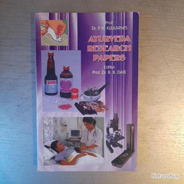 Ayurveda Research Papers. crits sur l'ayurveda