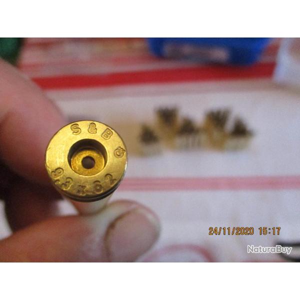 Vends Lot de 50 Etuis Cal 9,3 x 62 Nettoys, dsamorcs, recalibrs