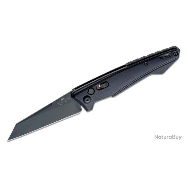 Couteau Automatique Bear & Son Bold Action XV Black Lame Acier 14C28N Reverse Tanto USA BC1500AIBKB