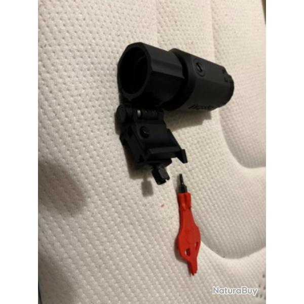 Vends aimpoint 3x-C avec embase twist mount flip neuf qui peut se mettre sur le c�t�