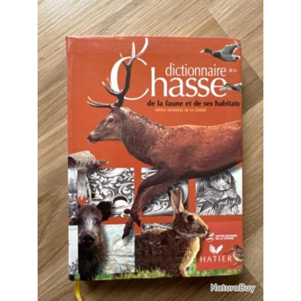 Livre dictionnaire de la chasse