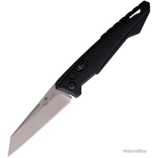 Couteau Automatique Bear & Son Bold Action XV Black Lame Acier 14C28N Reverse Tanto USA BC1500AIBKP