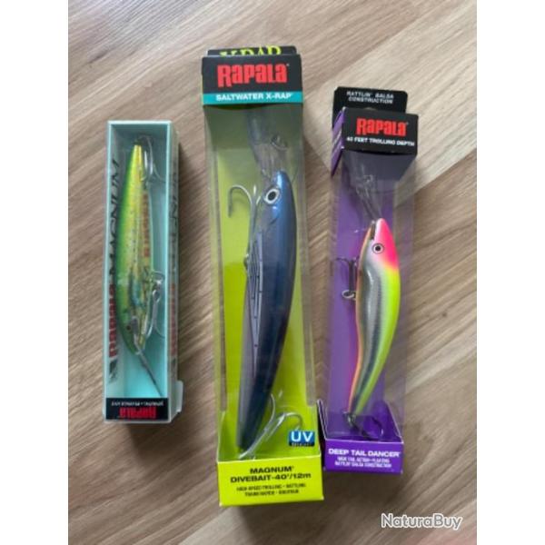 lot poisson nageur, Rapala Mer trane