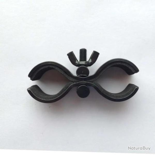 Adaptateur d'anneau r�glable pour fusil de chasse,  monture lampe de poche , laser , camera. A