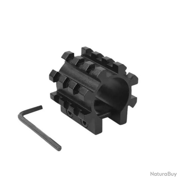 Rail universel DulPicatinny-Base laser universelle pour lampe de poche rail Weaver, 25.4mm, 20mm. D