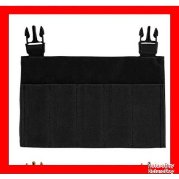 PANEL VX BUCKLE-UP POUR CHARGEUR M4 - 3 EMPLACEMENTS NOIR