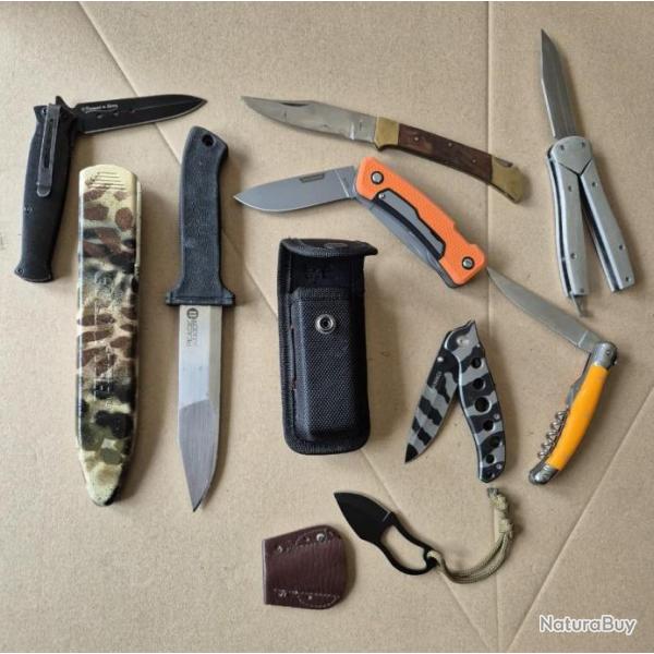 Lot de 8 couteaux (collection)