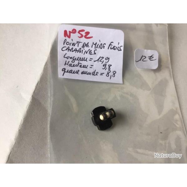 VENDU PAR LE-CUIRASSIER N 52 POINT DE MIRE  POUR ARMES DE CHASSE