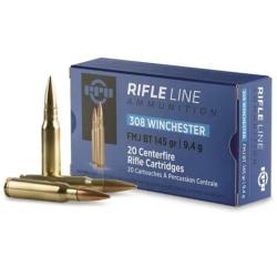 MUNITIONS PARTIZAN CALIBRE 308 Win FMJ 145gr - 9.4g x20