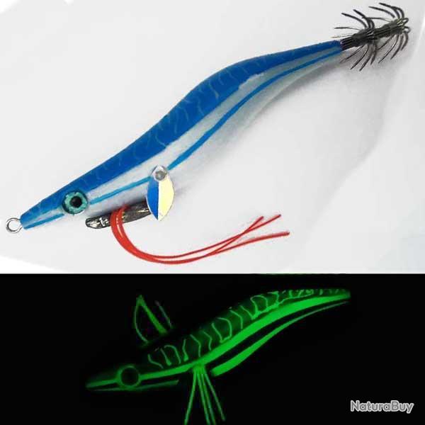 Turlutte Sandra Squid Tatoo 3.5 Bleu