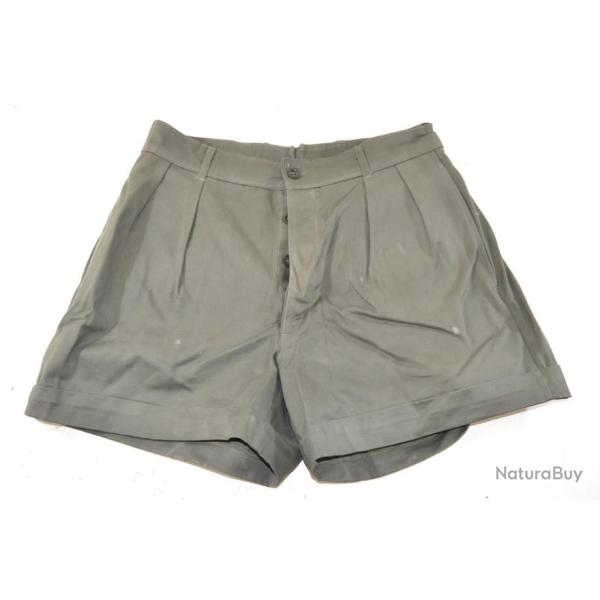 Short militaire ABL Arm�e Belge 1993 Vert coton Surplus chasse p�che survie randonn�e (B)