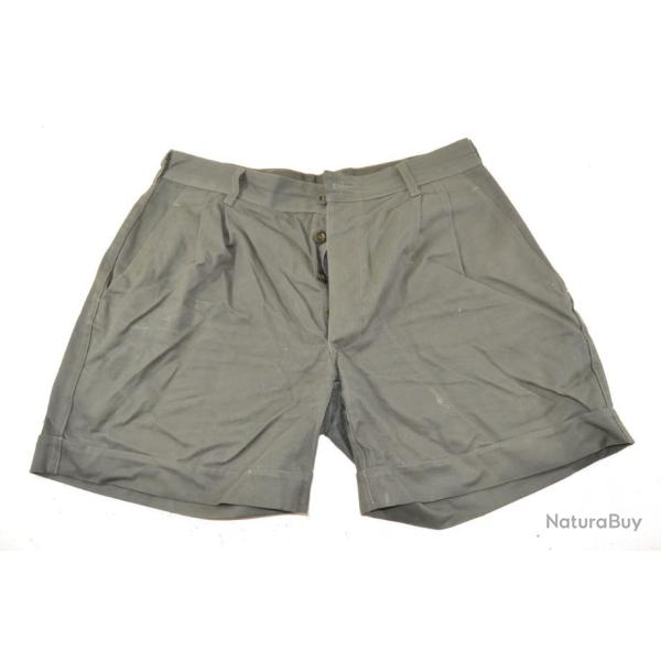 Short militaire ABL Arm�e Belge Vert coton Surplus chasse p�che survie randonn�e (D)