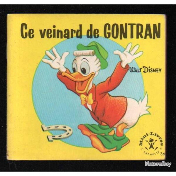 ce veinard de gontran walt disney mini livres hachette 36  collector