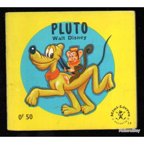 pluto walt disney mini livres hachette 14 collector
